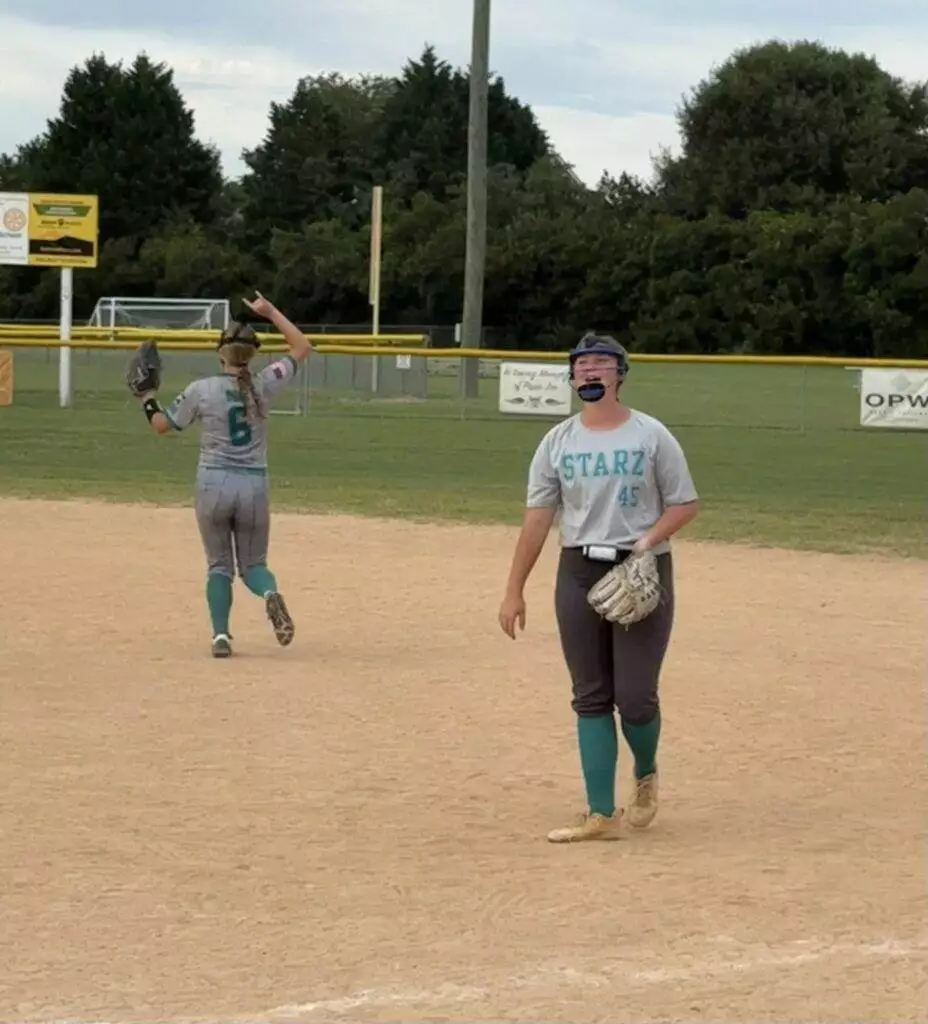 Abigail and Peyton on August 23, 2025 in Clayton, NC.