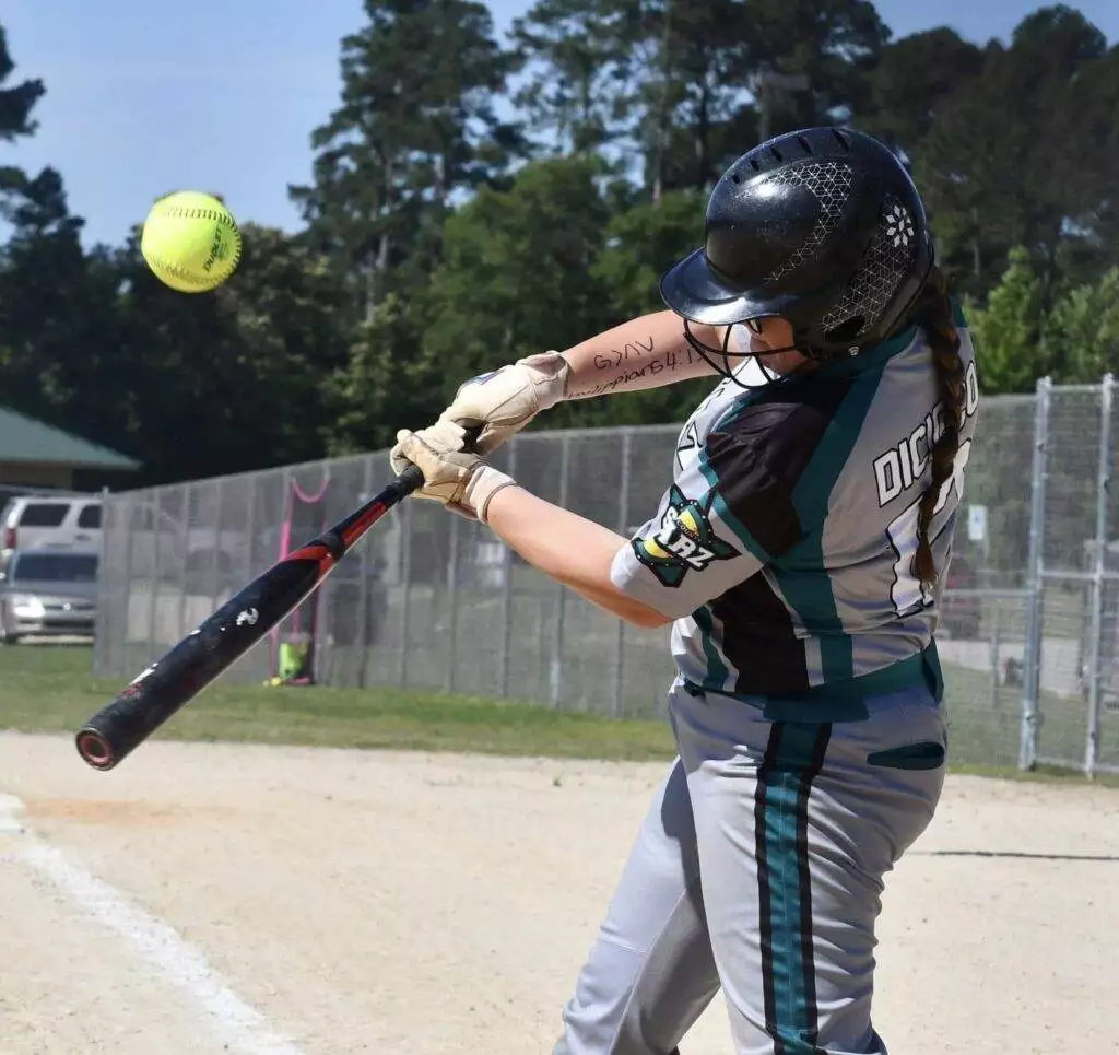 Abby hitting in Laurinburg - May 24, 2025