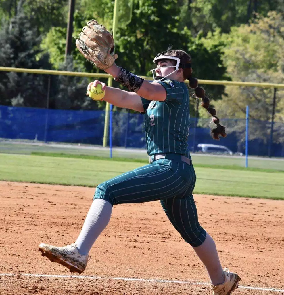 Breelyn pitching in Raleigh on April 13, 2025