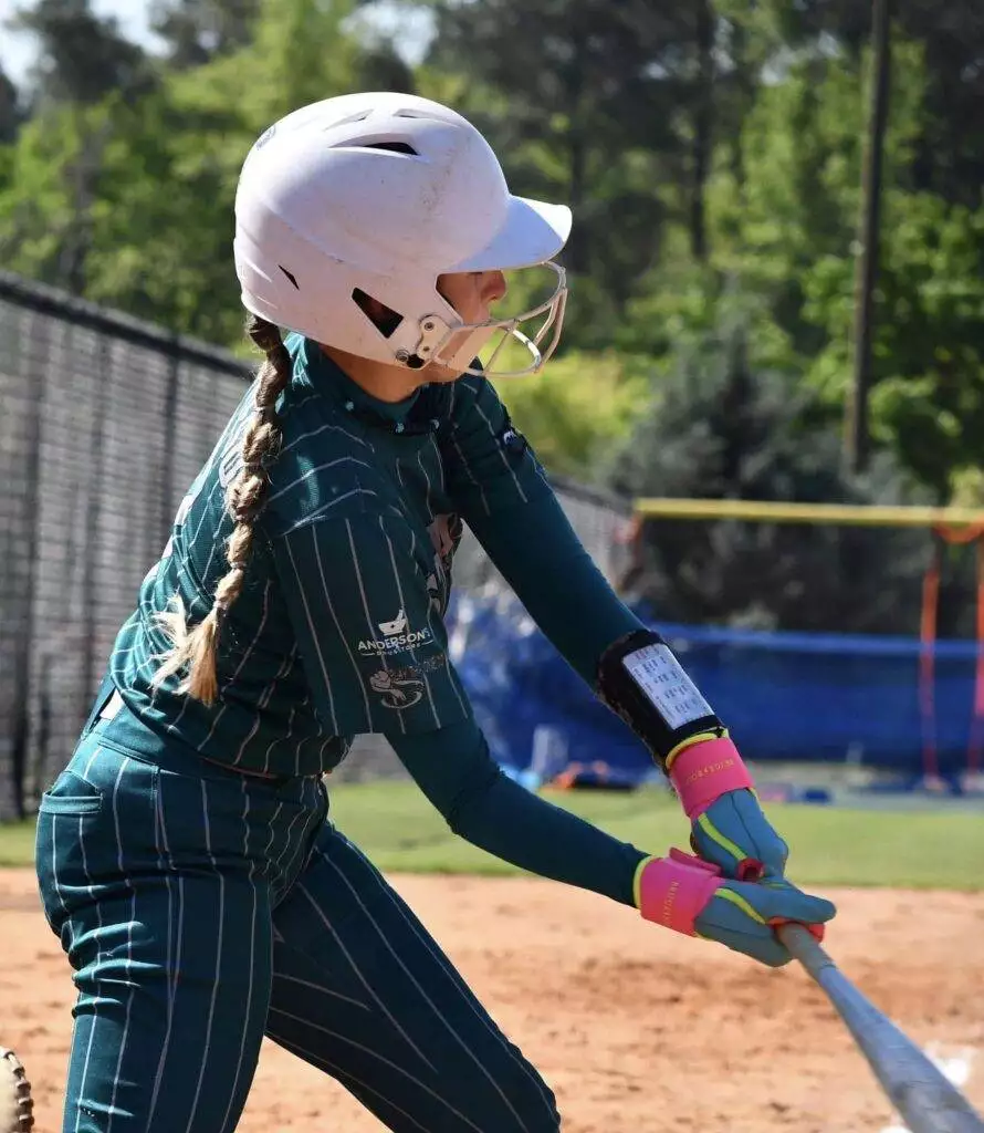 Brissa batting in Raleigh on April 13, 2025