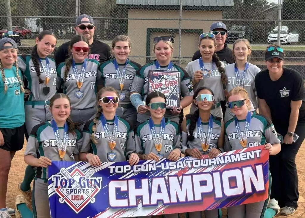 Gold bracket champions in Kinston on March 29, 2025