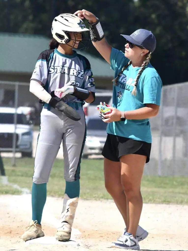 Emilia and Coach Cara in Laurinburg - May 24, 2025