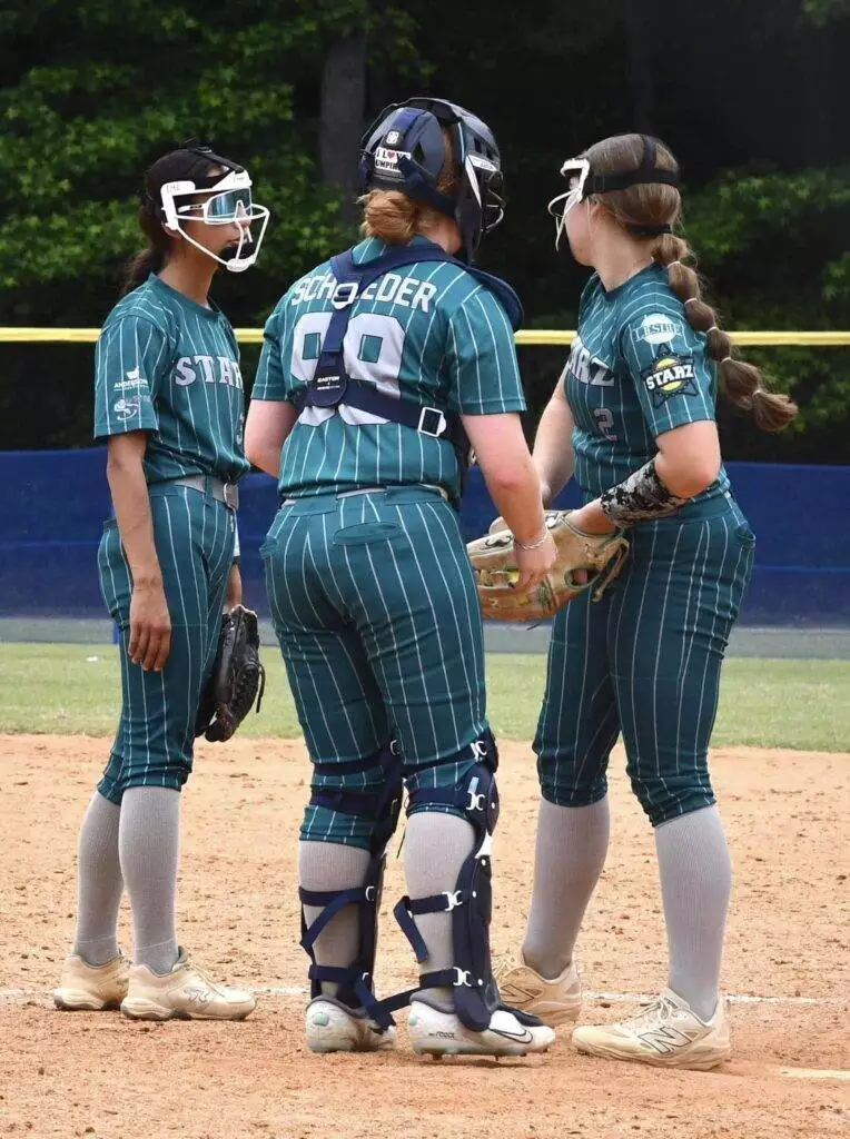 Emilia, Serenity, and Breelyn in the circle in Raleigh - May 10, 2025