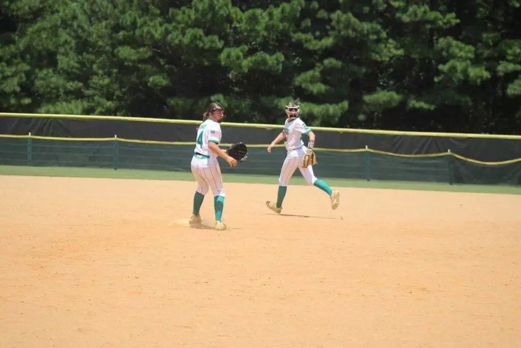 Haley and Brissa in the field in Apex, NC on July 19, 2025