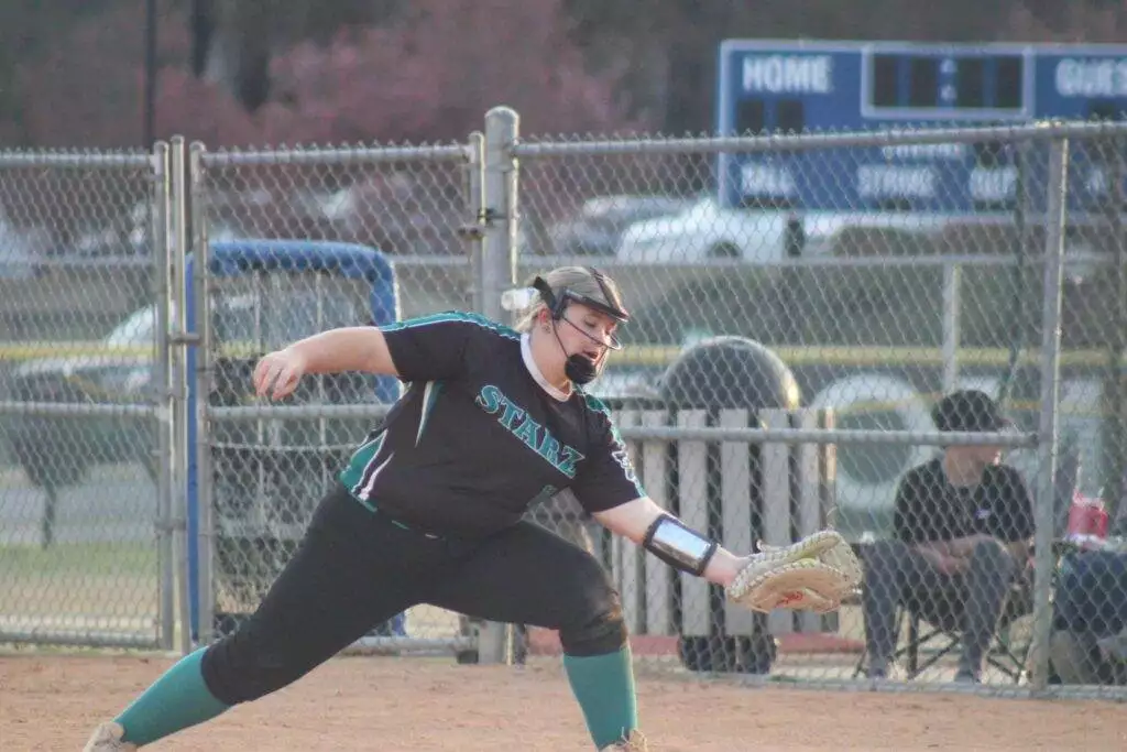 Kenley fielding in Cary on March 15, 2025