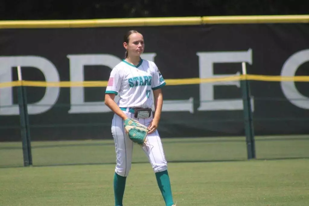 #13 Kimberlin Barnes fielding in Apex, NC on July 19, 2025