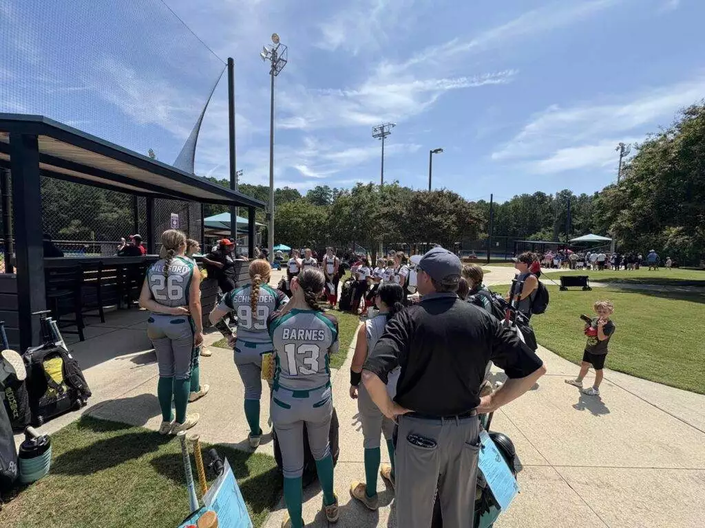 Post game with college coaches at Tier One Edge Showcase tournament - August 9-10, 2025 in Raleigh, NC