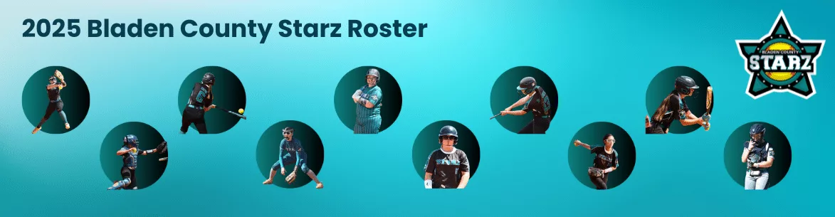 2025 Bladen County Starz Roster header image