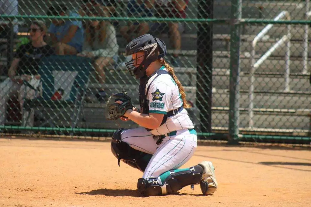 #99 Serenity Schmieder catching in Apex, NC on July 19, 2025