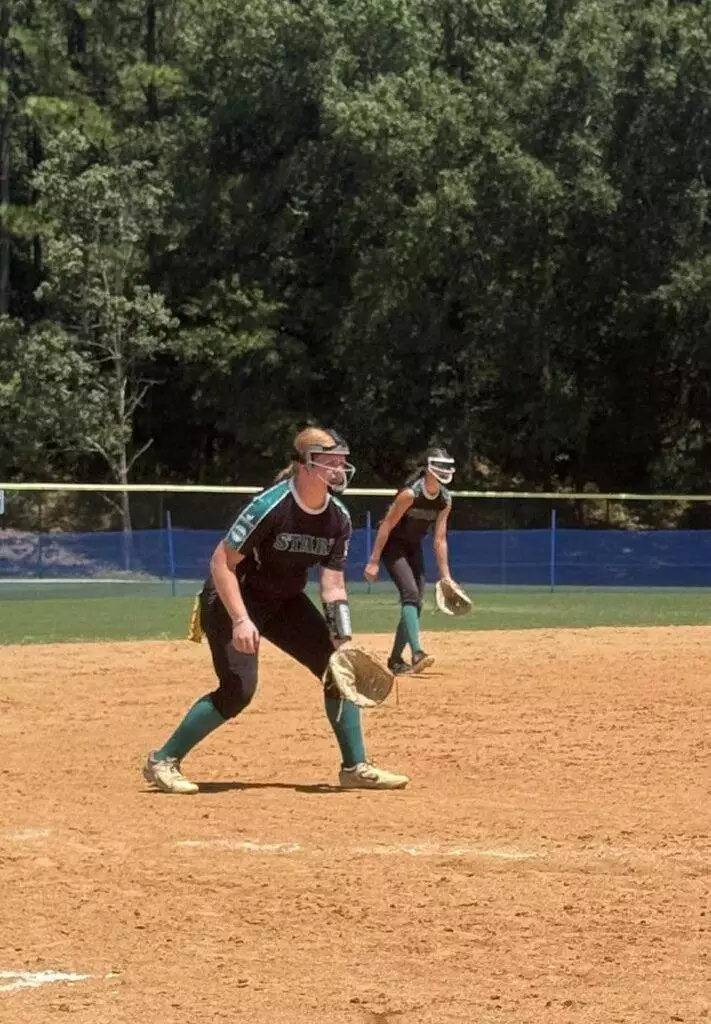 Serenity and Jayden fielding at Tier One Edge Showcase tournament - August 9-10, 2025 in Raleigh, NC