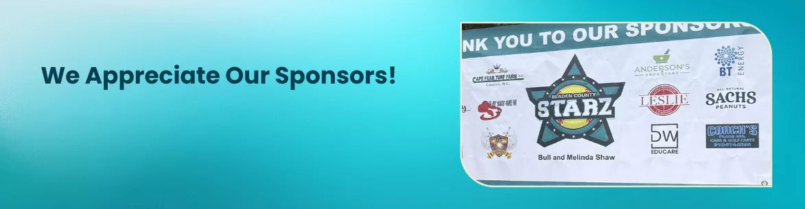 We Appreciate Our Sponsors header image