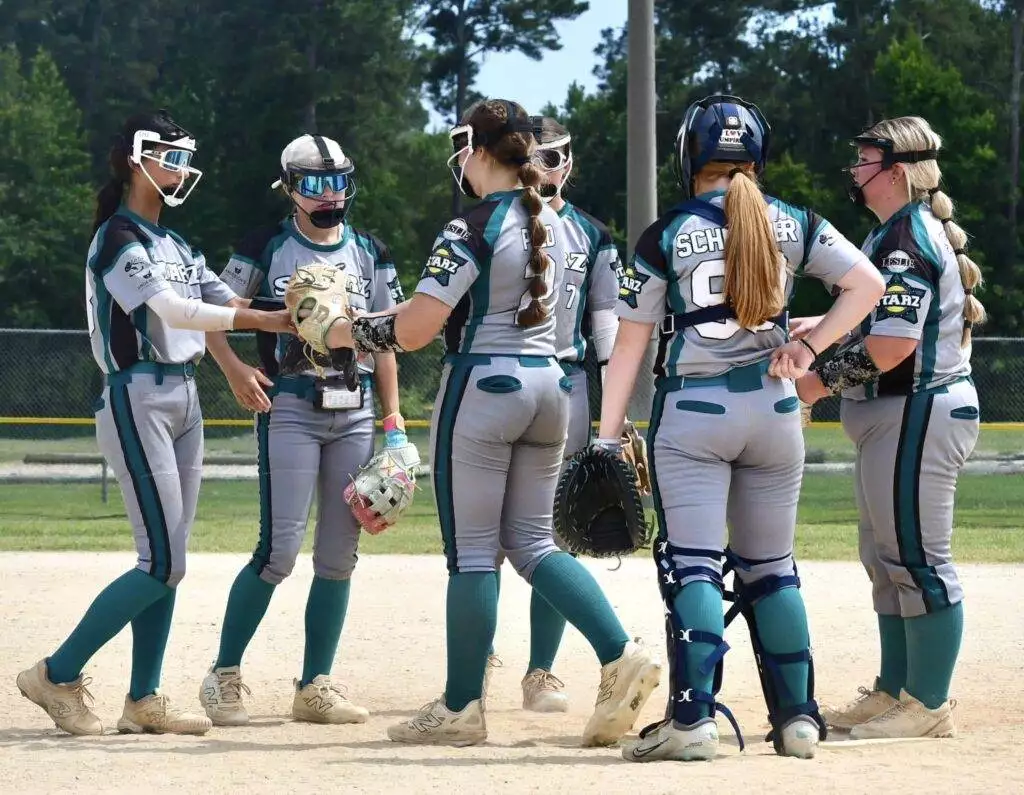 Team at mound in Laurinburg - May 24, 2025