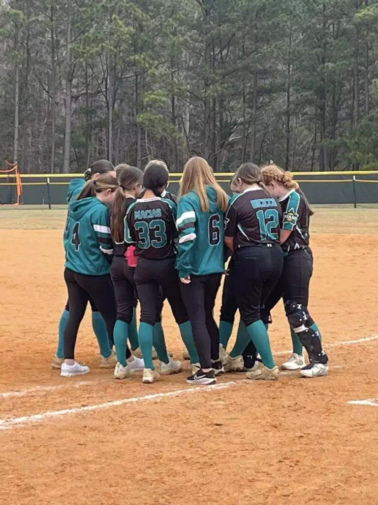 Team huddle in Cary on March 15, 2025