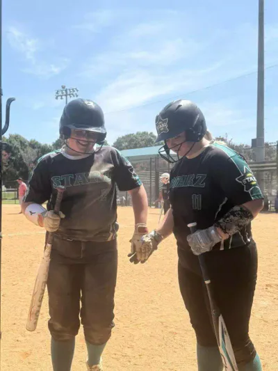 Abby and Kenley at Tier One Edge Showcase tournament - August 9-10, 2025 in Raleigh, NC