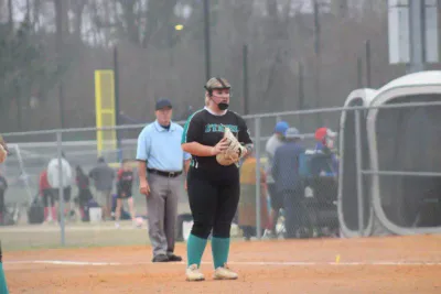 Kenley fielding in Cary on March 15, 2025