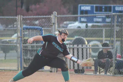 Kenley fielding in Cary on March 15, 2025